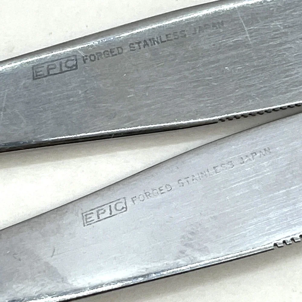 Ekco Eterna CANOE MUFFIN Epic 4 Dinner Knife‎ Knives Japan Stainless Flatware